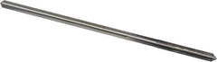 Made in USA - #24 High Speed Steel 4 Flute Chucking Reamer - Straight Flute, 0.146" Straight Shank, 1" Flute Length, 4" OAL - Eagle Tool & Supply