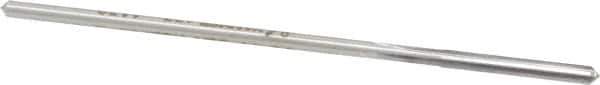 Made in USA - #33 High Speed Steel 4 Flute Chucking Reamer - Straight Flute, 0.1055" Straight Shank, 7/8" Flute Length, 3-1/2" OAL - Eagle Tool & Supply