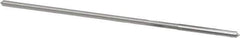Made in USA - #40 High Speed Steel 4 Flute Chucking Reamer - Straight Flute, 0.0928" Straight Shank, 7/8" Flute Length, 3-1/2" OAL - Eagle Tool & Supply