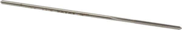 Made in USA - #47 High Speed Steel 4 Flute Chucking Reamer - Straight Flute, 0.072" Straight Shank, 3/4" Flute Length, 3" OAL - Eagle Tool & Supply