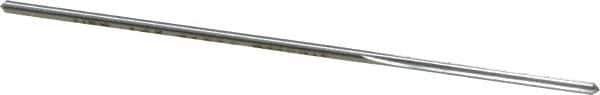 Made in USA - #51 High Speed Steel 4 Flute Chucking Reamer - Straight Flute, 0.066" Straight Shank, 3/4" Flute Length, 3" OAL - Eagle Tool & Supply