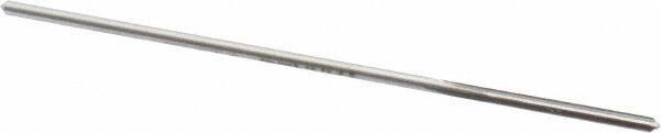 Made in USA - #53 High Speed Steel 4 Flute Chucking Reamer - Straight Flute, 0.0585" Straight Shank, 1/2" Flute Length, 2-1/2" OAL - Eagle Tool & Supply