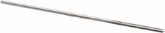 Made in USA - #53 High Speed Steel 4 Flute Chucking Reamer - Straight Flute, 0.0585" Straight Shank, 1/2" Flute Length, 2-1/2" OAL - Eagle Tool & Supply