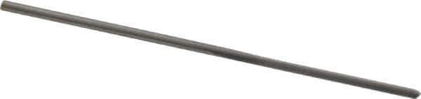 Made in USA - #61 High Speed Steel 3 Flute Chucking Reamer - Straight Flute, 0.039" Straight Shank, 1/2" Flute Length, 1-1/2" OAL - Eagle Tool & Supply