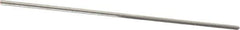 Made in USA - #68 High Speed Steel 3 Flute Chucking Reamer - Straight Flute, 0.031" Straight Shank, 1/2" Flute Length, 1-3/8" OAL - Eagle Tool & Supply