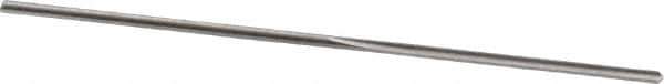 Made in USA - #69 High Speed Steel 3 Flute Chucking Reamer - Straight Flute, 0.0292" Straight Shank, 1/2" Flute Length, 1-3/8" OAL - Eagle Tool & Supply