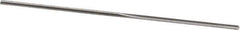 Made in USA - #69 High Speed Steel 3 Flute Chucking Reamer - Straight Flute, 0.0292" Straight Shank, 1/2" Flute Length, 1-3/8" OAL - Eagle Tool & Supply