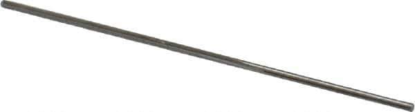 Made in USA - #74 High Speed Steel 3 Flute Chucking Reamer - Straight Flute, 0.0225" Straight Shank, 1/2" Flute Length, 1" OAL - Eagle Tool & Supply