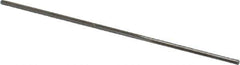 Made in USA - #74 High Speed Steel 3 Flute Chucking Reamer - Straight Flute, 0.0225" Straight Shank, 1/2" Flute Length, 1" OAL - Eagle Tool & Supply