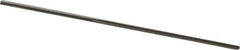 Made in USA - #75 High Speed Steel 3 Flute Chucking Reamer - Straight Flute, 0.021" Straight Shank, 1/2" Flute Length, 1" OAL - Eagle Tool & Supply