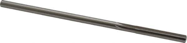 Made in USA - Letter D High Speed Steel 6 Flute Chucking Reamer - Straight Flute, 0.2329" Straight Shank, 1-1/2" Flute Length, 6" OAL - Eagle Tool & Supply