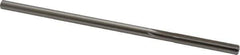 Made in USA - Letter D High Speed Steel 6 Flute Chucking Reamer - Straight Flute, 0.2329" Straight Shank, 1-1/2" Flute Length, 6" OAL - Eagle Tool & Supply