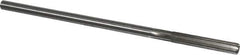 Made in USA - Letter H High Speed Steel 6 Flute Chucking Reamer - Straight Flute, 1/4" Straight Shank, 1-1/2" Flute Length, 6" OAL - Eagle Tool & Supply