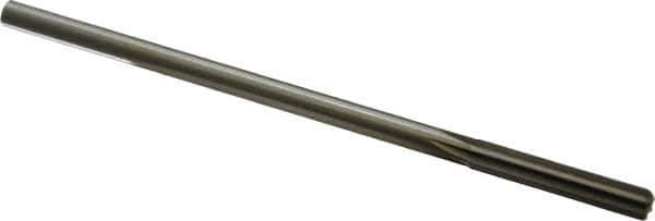 Made in USA - Letter I High Speed Steel 6 Flute Chucking Reamer - Straight Flute, 1/4" Straight Shank, 1-1/2" Flute Length, 6" OAL - Eagle Tool & Supply