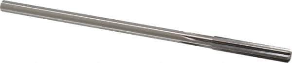 Made in USA - Letter J High Speed Steel 6 Flute Chucking Reamer - Straight Flute, 1/4" Straight Shank, 1-1/2" Flute Length, 6" OAL - Eagle Tool & Supply