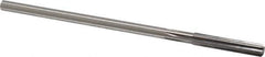 Made in USA - Letter J High Speed Steel 6 Flute Chucking Reamer - Straight Flute, 1/4" Straight Shank, 1-1/2" Flute Length, 6" OAL - Eagle Tool & Supply