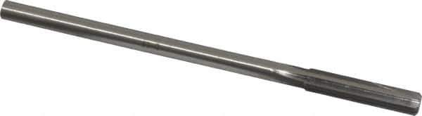 Made in USA - Letter P High Speed Steel 6 Flute Chucking Reamer - Straight Flute, 0.2792" Straight Shank, 1-1/2" Flute Length, 6" OAL - Eagle Tool & Supply