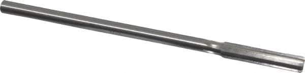 Made in USA - Letter U High Speed Steel 6 Flute Chucking Reamer - Straight Flute, 0.3105" Straight Shank, 1-3/4" Flute Length, 7" OAL - Eagle Tool & Supply