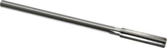 Made in USA - Letter Y High Speed Steel 6 Flute Chucking Reamer - Straight Flute, 0.3105" Straight Shank, 1-3/4" Flute Length, 7" OAL - Eagle Tool & Supply