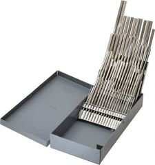 Made in USA - #1 to #60, Chucking Reamer Set - Straight Flute, Right Hand Cut, 60 Pieces - Eagle Tool & Supply