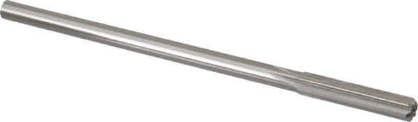 Made in USA - 9mm High Speed Steel 6 Flute Chucking Reamer - Straight Flute, 0.3105" Straight Shank, 1-3/4" Flute Length, 7" OAL - Eagle Tool & Supply