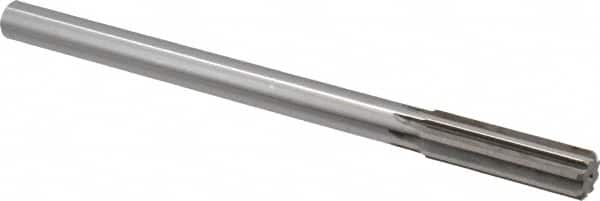Made in USA - 16.5mm High Speed Steel 8 Flute Chucking Reamer - Eagle Tool & Supply