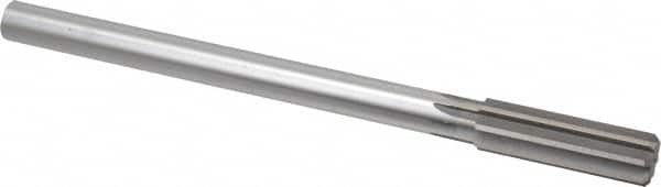 Made in USA - 17.5mm High Speed Steel 8 Flute Chucking Reamer - Eagle Tool & Supply