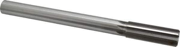 Made in USA - 25.5mm High Speed Steel 8 Flute Chucking Reamer - Straight Flute, 7/8" Straight Shank, 2-3/4" Flute Length, 10-1/2" OAL - Eagle Tool & Supply