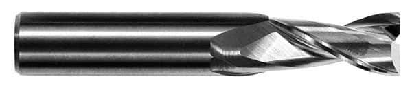 M.A. Ford - 1", 2 Flute, Single End, Solid Carbide, 0.045" Corner Radius End Mill - 4" OAL, 30° Helix, Right Hand Flute, 1-1/4" LOC, Right Hand Cut - Eagle Tool & Supply