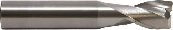 M.A. Ford - 1", 2 Flute, Single End, Solid Carbide, 0.045" Corner Radius End Mill - 4" OAL, 30° Helix, Right Hand Flute, 1-1/4" LOC, Right Hand Cut - Eagle Tool & Supply