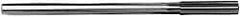 Alvord Polk - 22.5mm High Speed Steel 10 Flute Chucking Reamer - Straight Flute, 3/4" Straight Shank, 2-5/8" Flute Length, 10" OAL - Eagle Tool & Supply