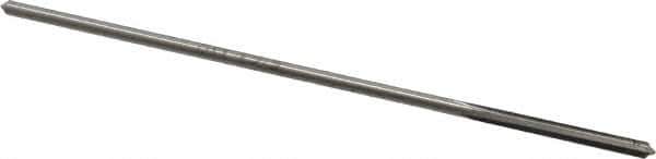 Interstate - 5/64" High Speed Steel 4 Flute Chucking Reamer - Straight Flute, 0.072" Straight Shank, 3/4" Flute Length, 3" OAL - Eagle Tool & Supply