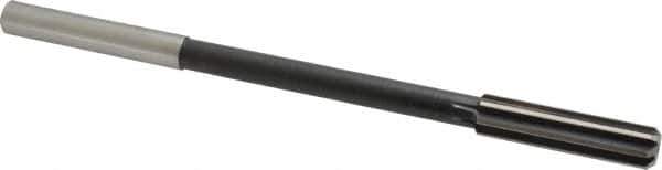 Interstate - 29/64" High Speed Steel Chucking Reamer - Straight Flute, 0.373" Straight Shank, 1-3/4" Flute Length, 7" OAL - Eagle Tool & Supply