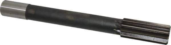 Interstate - 1-7/16" High Speed Steel Chucking Reamer - Straight Flute, 1-1/4" Straight Shank, 3-1/2" Flute Length, 12-1/2" OAL - Eagle Tool & Supply