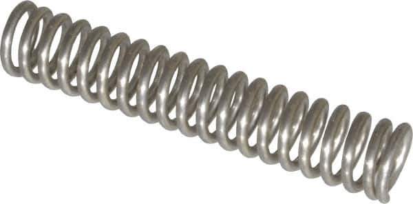 Gardner Spring - 0.61" OD, 0.041" Wire, 1.44" Free Length, Utility Compression Springs Spring - 3.14 Lb Spring Rating - Eagle Tool & Supply