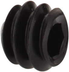 Value Collection - #6-32 UNC, 1/8" OAL, Cone Point Set Screw - Grade 8 Alloy Steel, 1/16" Key - Eagle Tool & Supply
