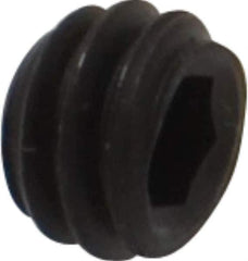 Value Collection - #8-32 UNC, 1/8" OAL, Cone Point Set Screw - Grade 8 Alloy Steel, 5/64" Key - Eagle Tool & Supply