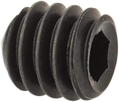 Value Collection - #8-32 UNC, 3/16" OAL, Cone Point Set Screw - Grade 8 Alloy Steel, 5/64" Key - Eagle Tool & Supply