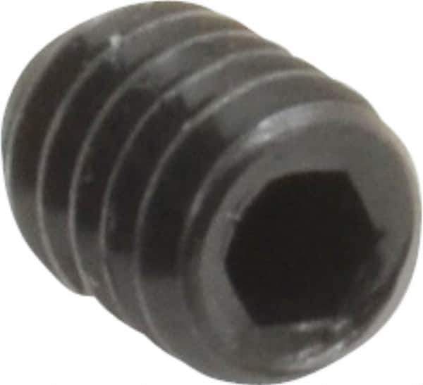 Value Collection - #8-32 UNC, 1/4" OAL, Cone Point Set Screw - Grade 8 Alloy Steel, 5/64" Key - Eagle Tool & Supply