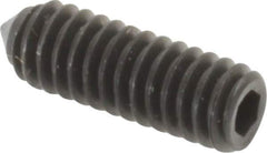 Value Collection - #8-32 UNC, 1/2" OAL, Cone Point Set Screw - Grade 8 Alloy Steel, 5/64" Key - Eagle Tool & Supply