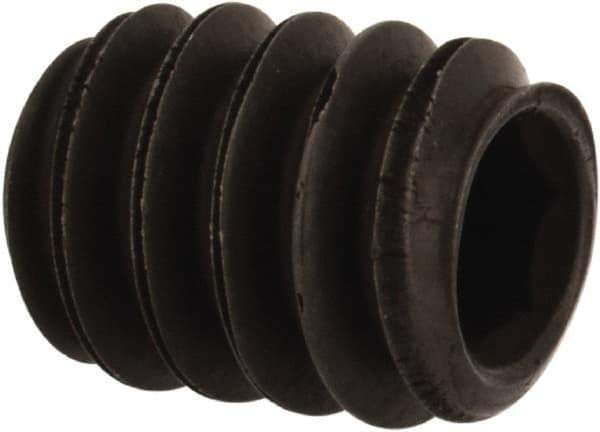 Value Collection - #10-24 UNC, 1/4" OAL, Oval Point Set Screw - Grade 8 Alloy Steel, 3/32" Key - Eagle Tool & Supply