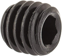 Value Collection - #10-32 UNF, 3/16" OAL, Oval Point Set Screw - Grade 8 Alloy Steel, 3/32" Key - Eagle Tool & Supply