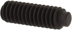 Value Collection - #8-32 UNC, 1/2" OAL, Half Dog Point Set Screw - Grade 8 Alloy Steel, 5/64" Key - Eagle Tool & Supply