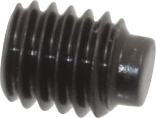 Value Collection - #10-32 UNF, 1/4" OAL, Half Dog Point Set Screw - Grade 8 Alloy Steel, 3/32" Key - Eagle Tool & Supply