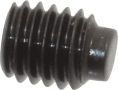 Value Collection - #10-32 UNF, 1/4" OAL, Half Dog Point Set Screw - Grade 8 Alloy Steel, 3/32" Key - Eagle Tool & Supply