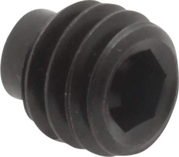 Value Collection - 5/16-18 UNC, 5/16" OAL, Half Dog Point Set Screw - Grade 8 Alloy Steel, 5/32" Key - Eagle Tool & Supply