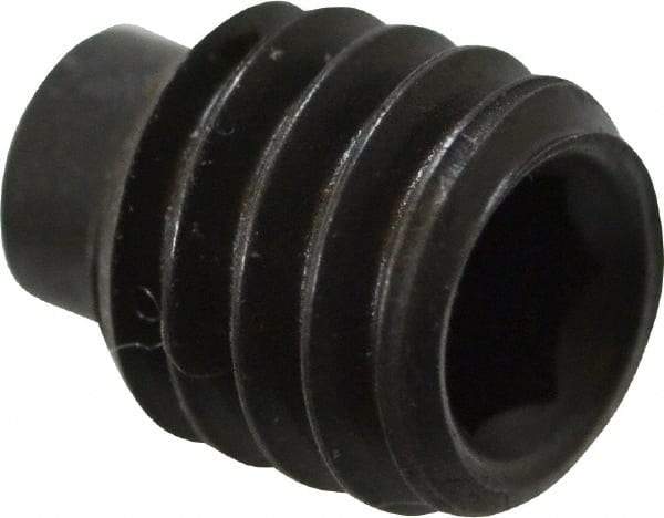 Value Collection - 5/16-18 UNC, 3/8" OAL, Half Dog Point Set Screw - Grade 8 Alloy Steel, 5/32" Key - Eagle Tool & Supply