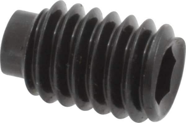 Value Collection - 5/16-18 UNC, 1/2" OAL, Half Dog Point Set Screw - Grade 8 Alloy Steel, 5/32" Key - Eagle Tool & Supply