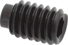 Value Collection - 5/16-18 UNC, 1/2" OAL, Half Dog Point Set Screw - Grade 8 Alloy Steel, 5/32" Key - Eagle Tool & Supply