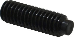 Value Collection - 5/16-18 UNC, 1" OAL, Half Dog Point Set Screw - Grade 8 Alloy Steel, 5/32" Key - Eagle Tool & Supply